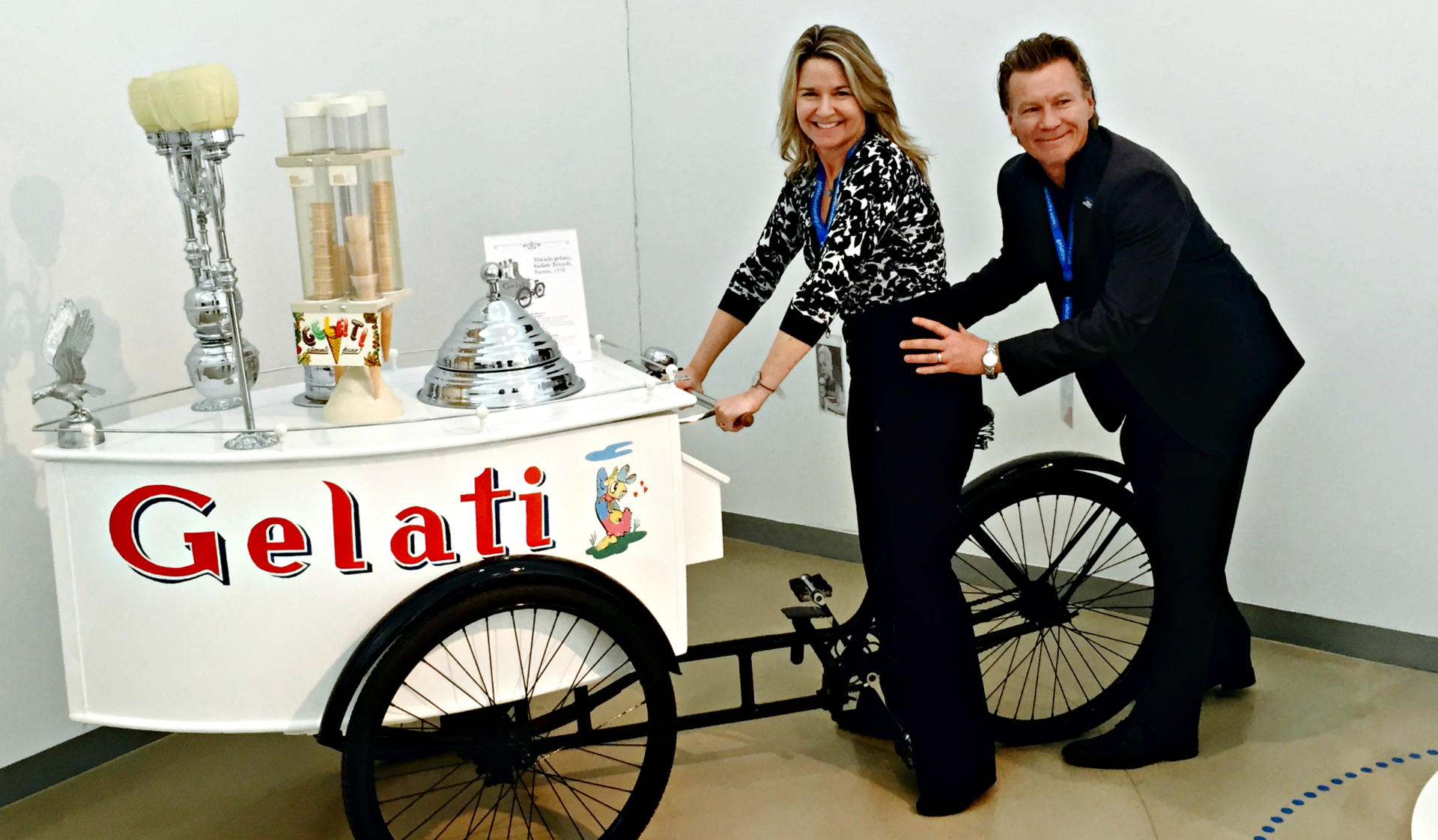 Gelato cart tricycle